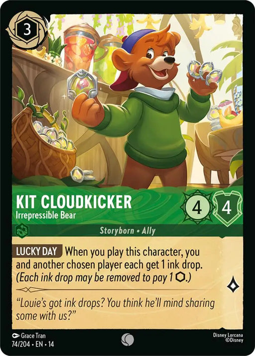 Kit Cloudkicker - Irrepressible Bear (74/204) [Hyperia City]