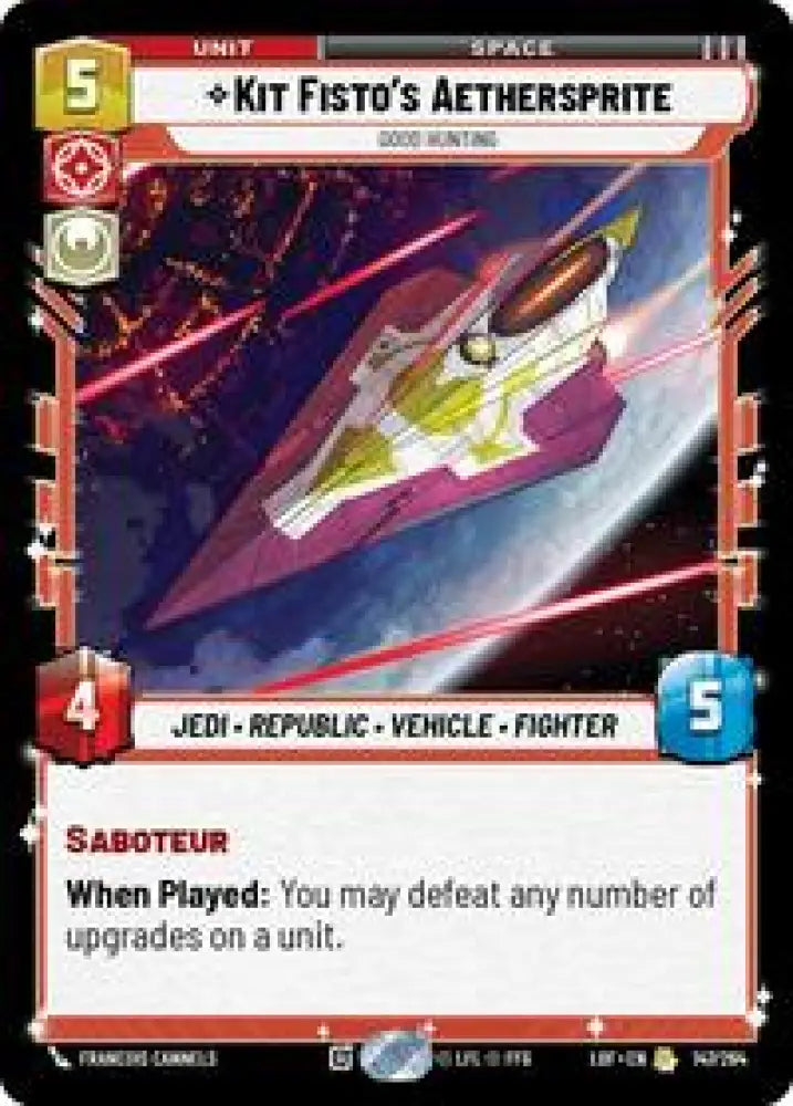 Kit Fisto's Aethersprite - Good Hunting (147/264) [Legends of the Force]