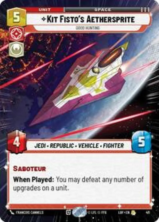 Kit Fisto's Aethersprite - Good Hunting (Hyperspace) (411) [Legends of the Force]