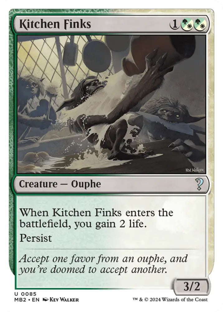 Kitchen Finks (White Border) [Mystery Booster 2] - MTG Single