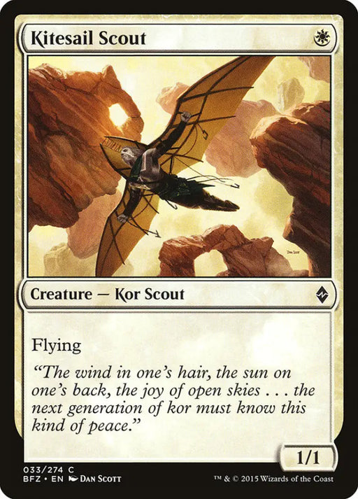 Kitesail Scout [Battle for Zendikar] - MTG Single