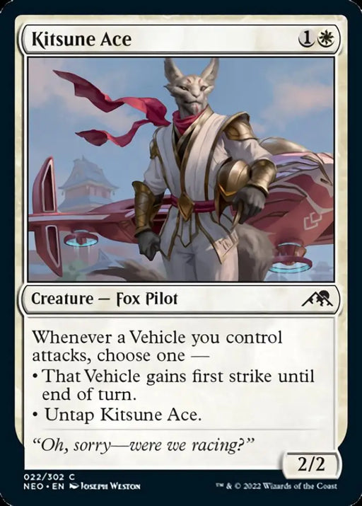 Kitsune Ace [Kamigawa: Neon Dynasty] - MTG Single