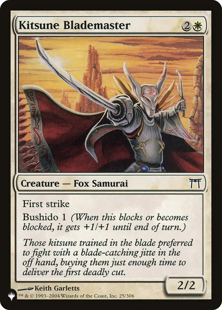 Kitsune Blademaster [The List] - MTG Single