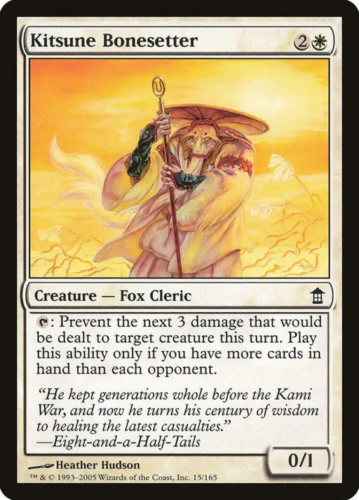 Kitsune Bonesetter [Saviors of Kamigawa] - MTG Single
