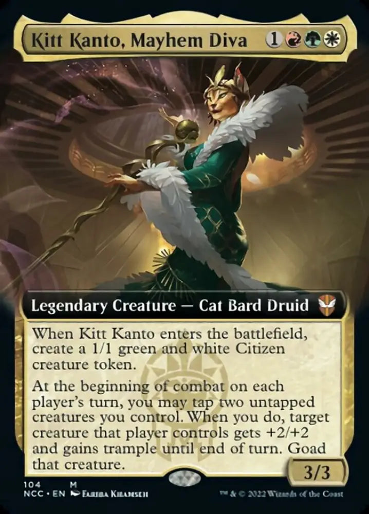 Kitt Kanto Mayhem Diva (Extended Art) [Streets of New Capenna Commander] - MTG Single