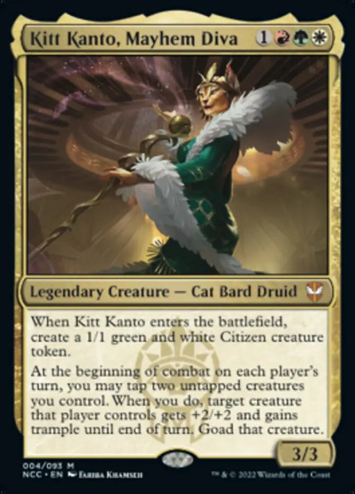 Kitt Kanto Mayhem Diva [Streets of New Capenna Commander] - MTG Single