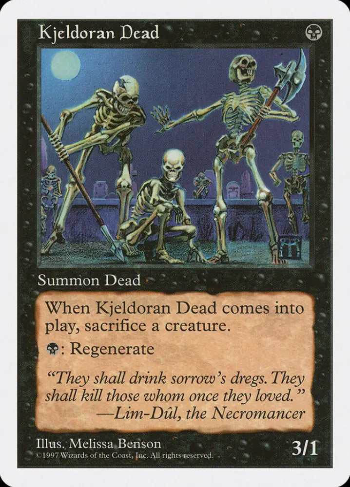 Kjeldoran Dead [Fifth Edition] - MTG Single