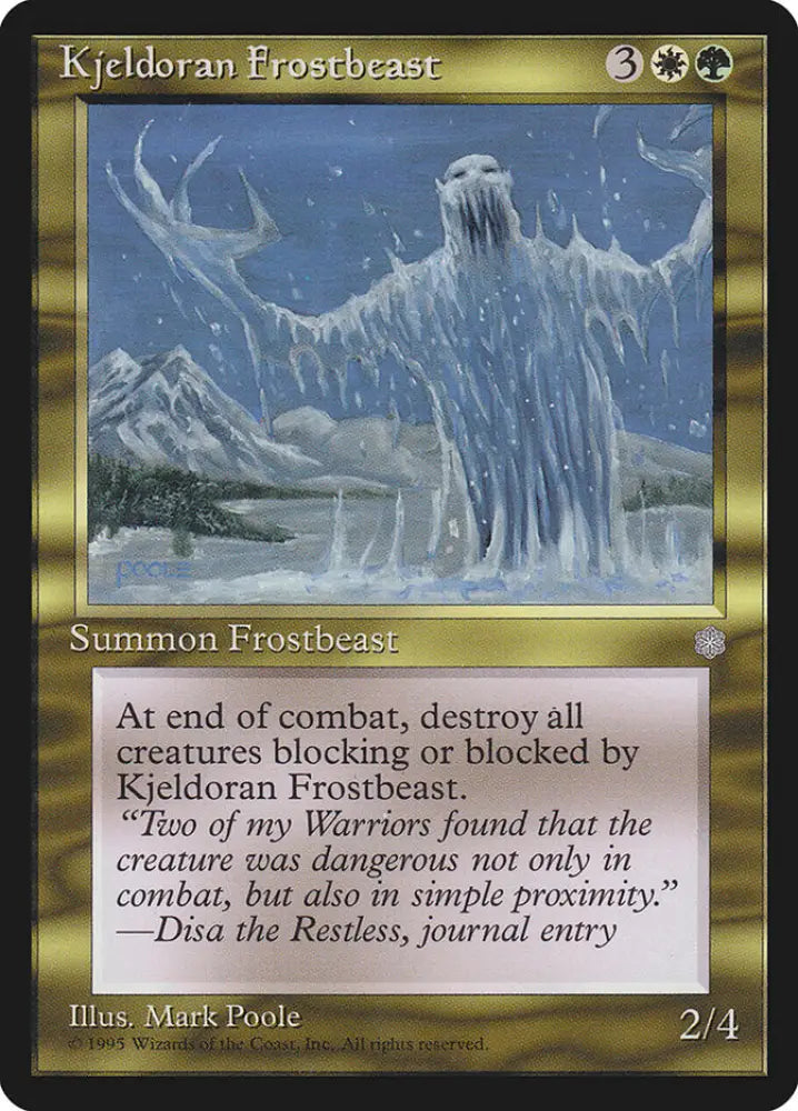 Kjeldoran Frostbeast [Ice Age] - MTG Single