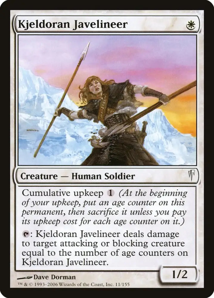 Kjeldoran Javelineer [Coldsnap] - MTG Single