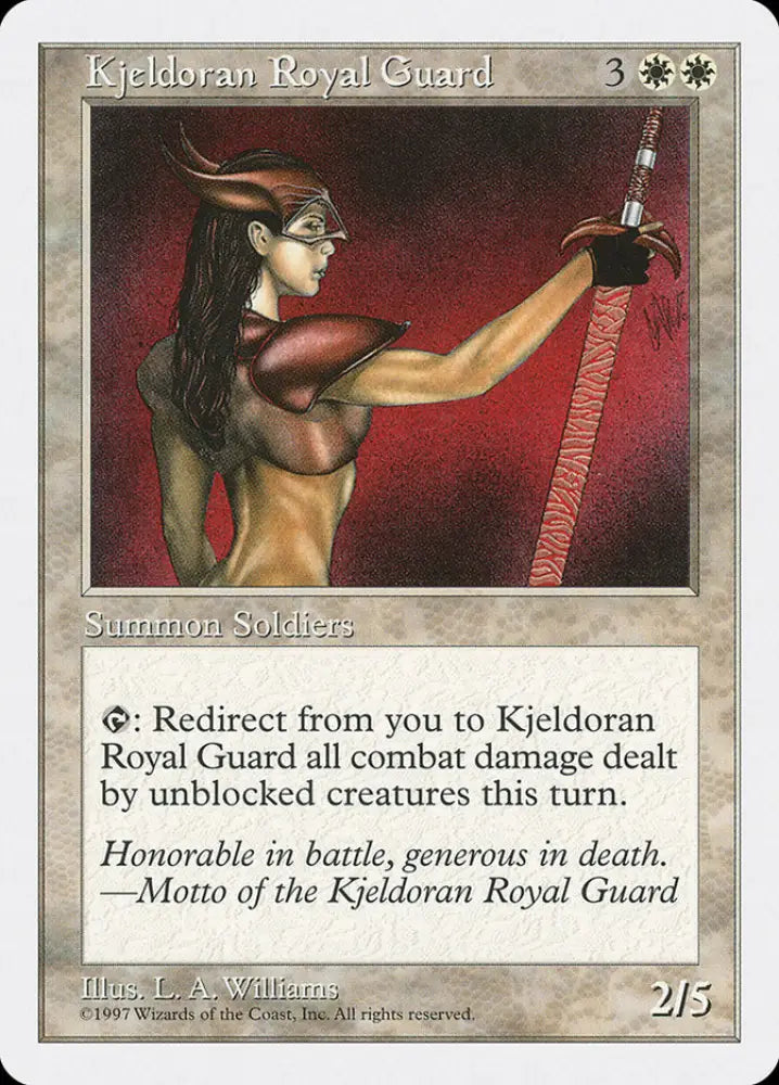 Kjeldoran Royal Guard [Fifth Edition] - MTG Single