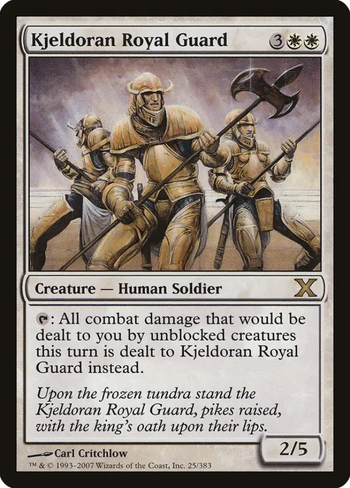 Kjeldoran Royal Guard [Tenth Edition] - MTG Single