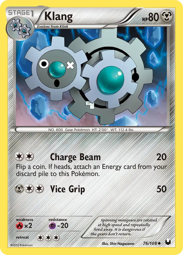 Klang (76/108) [Black & White: Dark Explorers] - Pokemon Single