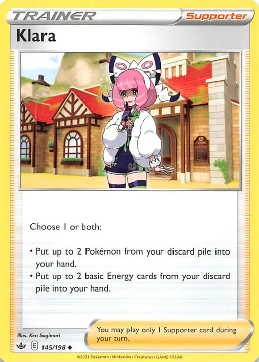 Klara (145/198) [Sword & Shield: Chilling Reign] - Pokemon Single