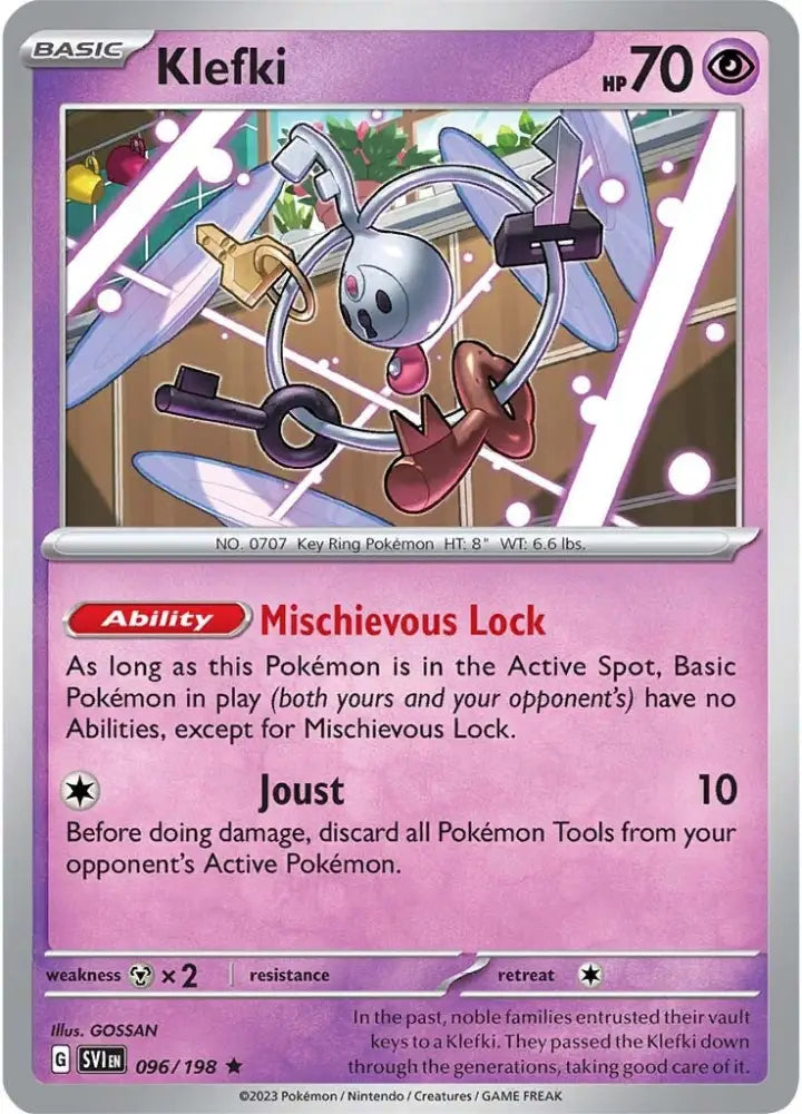 Klefki (096/198) [Scarlet & Violet: Base Set] - Pokemon Single