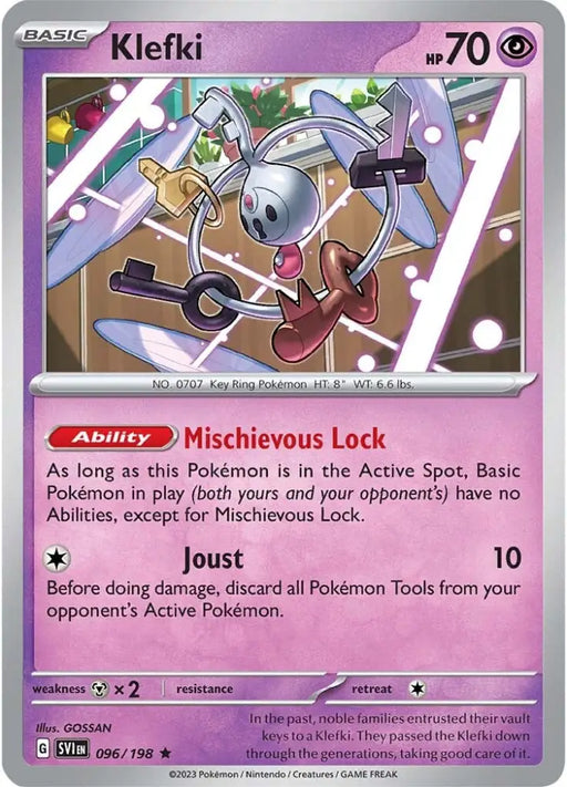 Klefki (096/198) [Scarlet & Violet: Base Set] - Pokemon Single