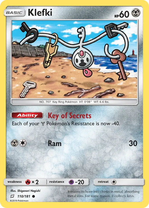 Klefki (110/181) [Sun & Moon: Team Up] - Pokemon Single