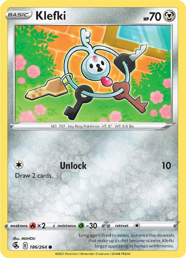 Klefki (186/264) [Sword & Shield: Fusion Strike] - Pokemon Single
