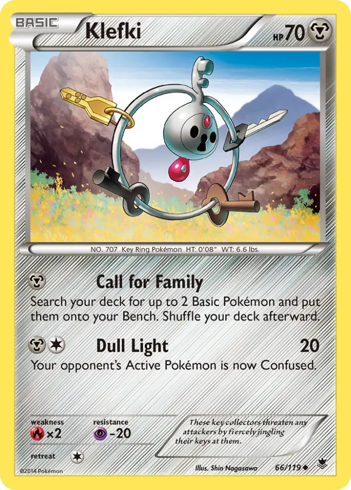 Klefki (66/119) [XY: Phantom Forces] - Pokemon Single