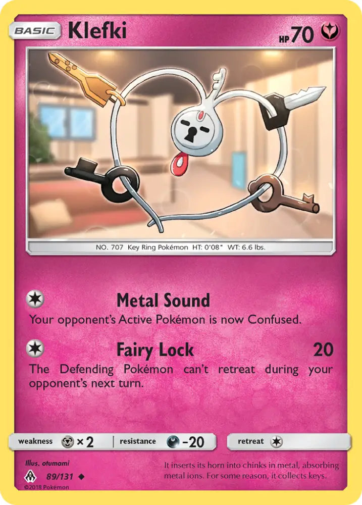 Klefki (89/131) [Sun & Moon: Forbidden Light] - Pokemon Single