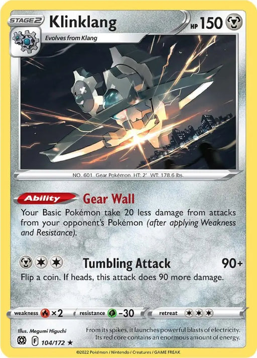 Klinklang (104/172) [Sword & Shield: Brilliant Stars] - Pokemon Single