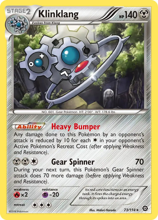 Klinklang (73/114) [XY: Steam Siege] - Pokemon Single