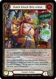 Knick Knack Bric-a-brac [Everfest] 1st Edition Extended Art Rainbow Foil - Flesh And Blood Single