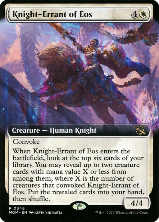 Knight-Errant of Eos (Extended Art) [March of the Machine] - MTG Single