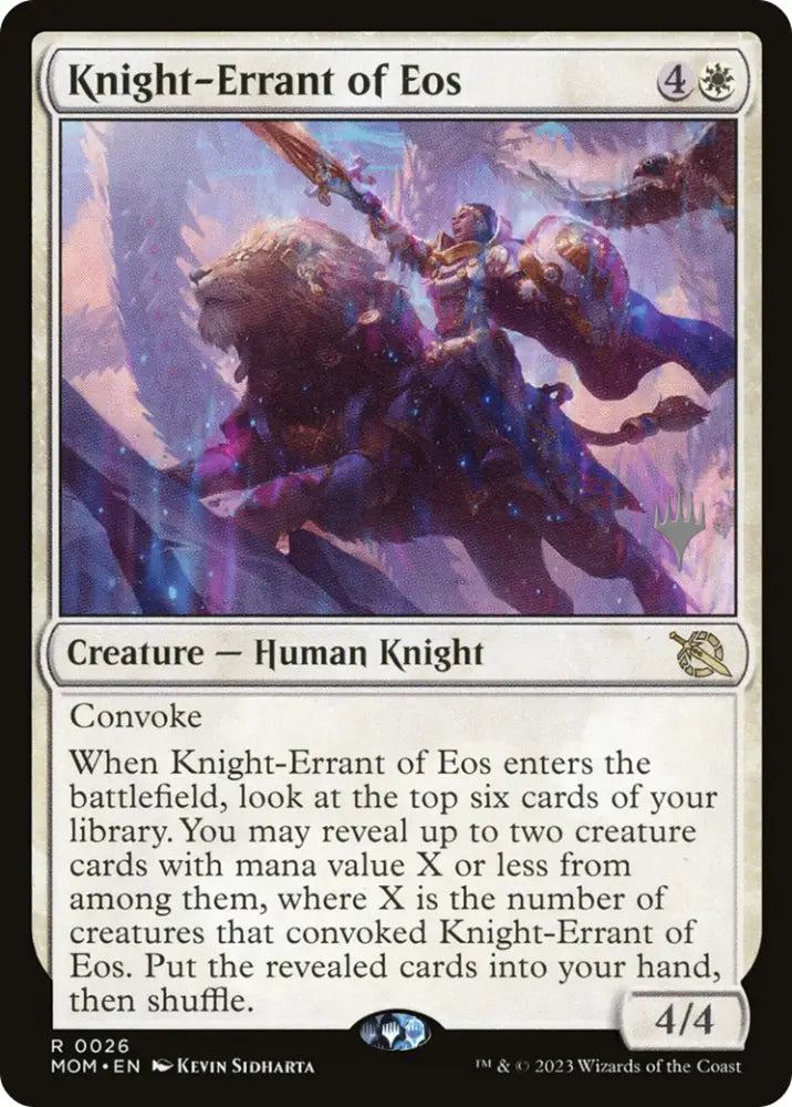 Knight-Errant of Eos (Promo Pack) [March of the Machine Promos] - MTG Single
