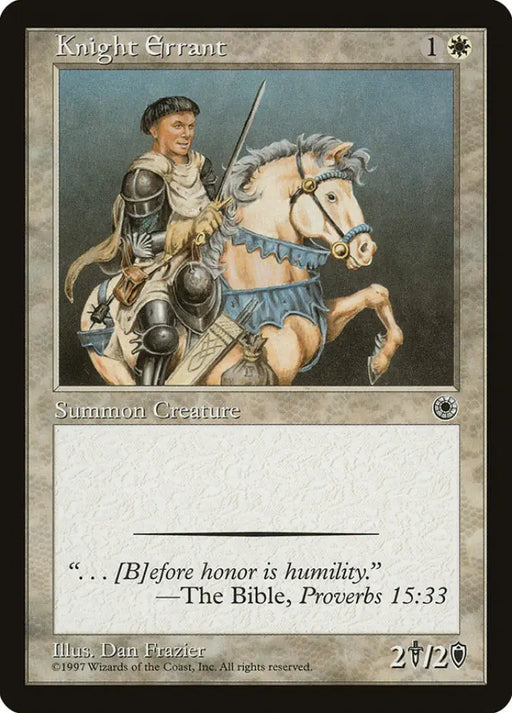 Knight Errant [Portal] - MTG Single