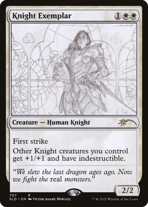 Knight Exemplar (707) [Secret Lair Drop Series] - MTG Single