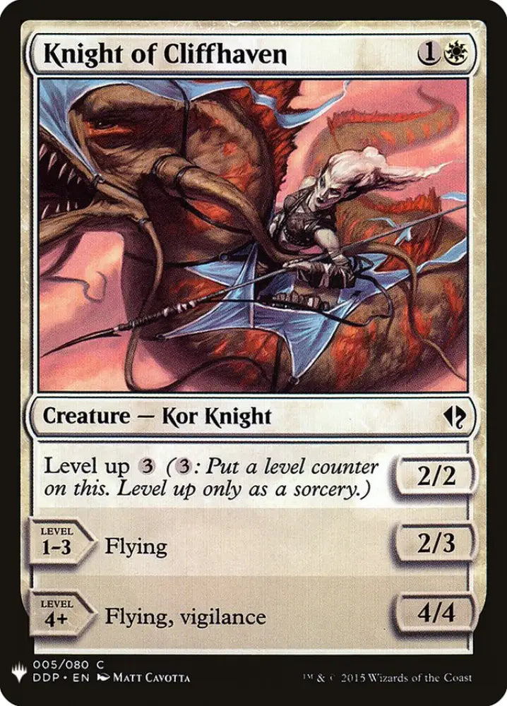 Knight of Cliffhaven [Mystery Booster] - MTG Single