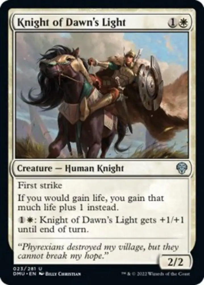 Knight of Dawn’s Light [Dominaria United] - MTG Single