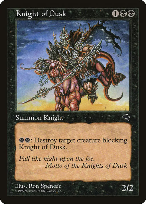 Knight of Dusk [Tempest] - MTG Single