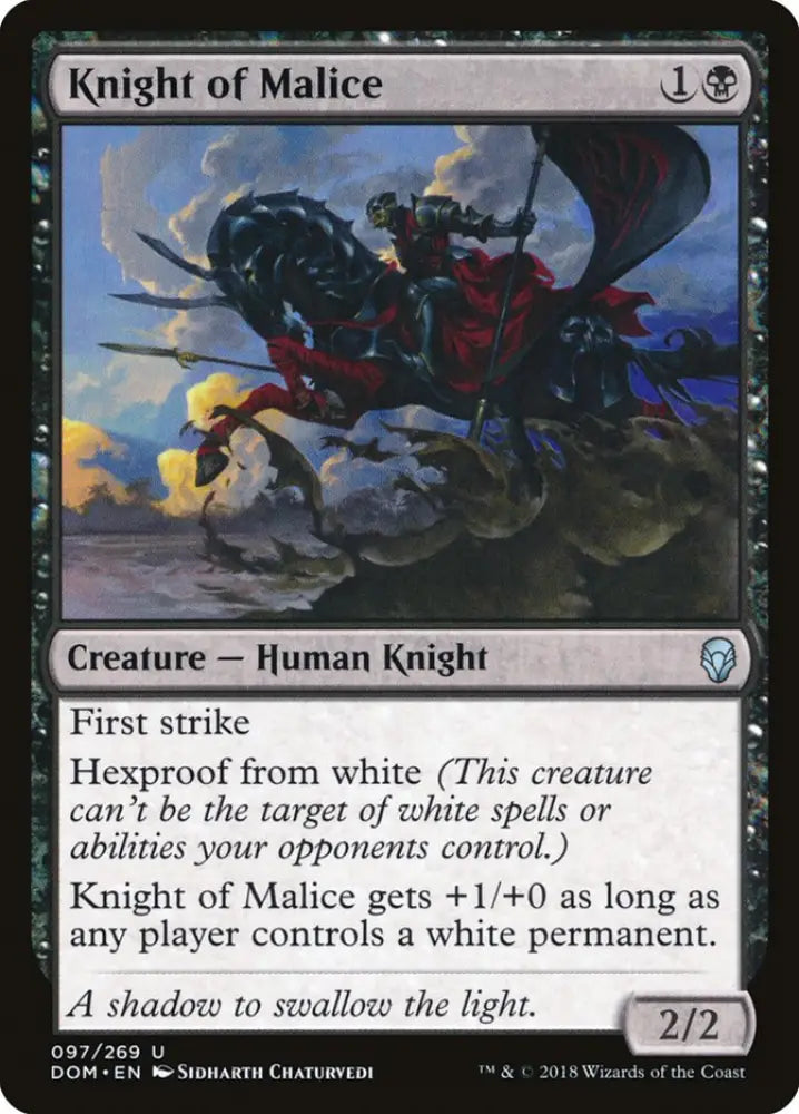 Knight of Malice [Dominaria] - MTG Single