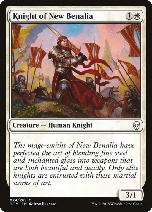 Knight of New Benalia [Dominaria] - MTG Single