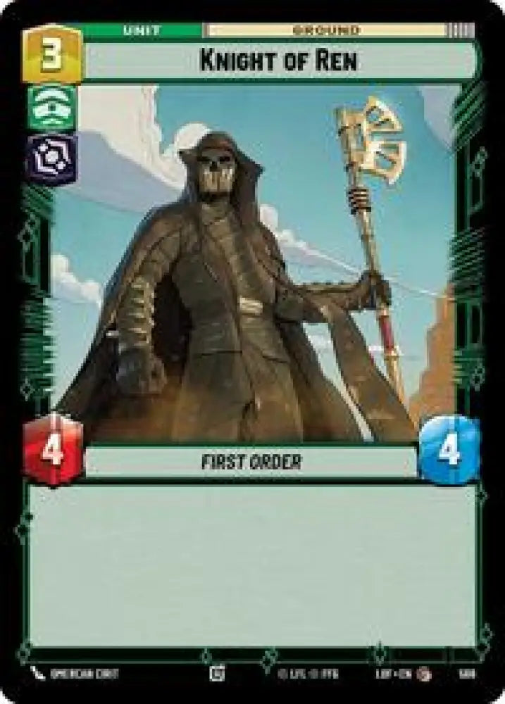 Knight of Ren (Foil) (586) [Legends of the Force]
