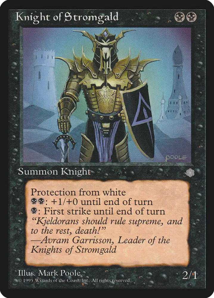 Knight of Stromgald [Ice Age] - MTG Single