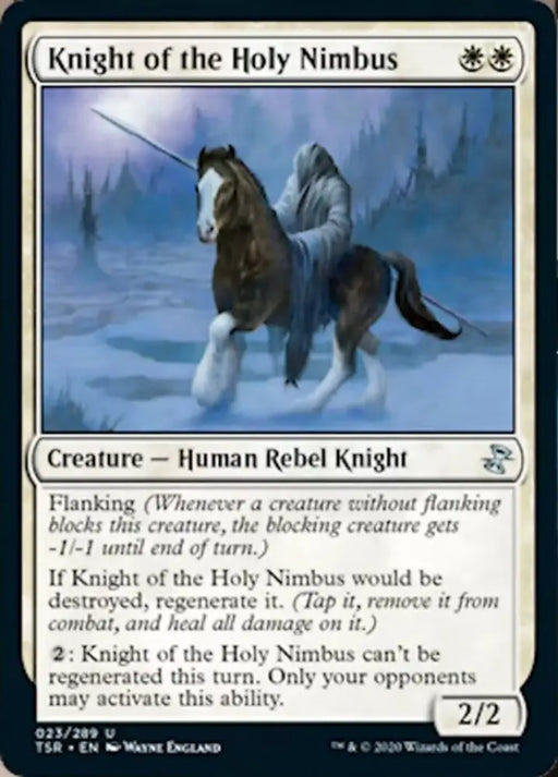 Knight of the Holy Nimbus [Time Spiral Remastered] - MTG Single