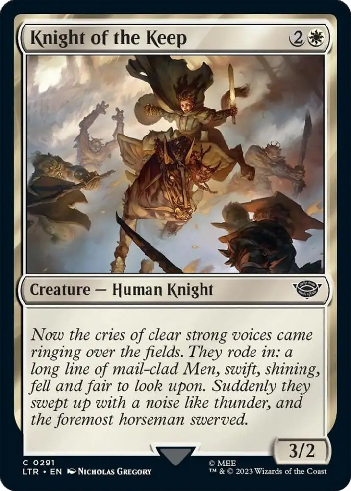 Knight of the Keep [The Lord of the Rings: Tales of Middle-Earth] - MTG Single