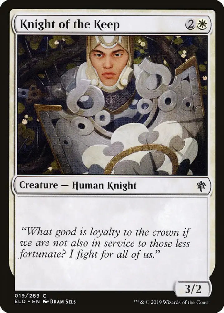 Knight of the Keep [Throne of Eldraine] - MTG Single