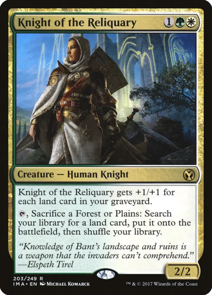 Knight of the Reliquary [Iconic Masters] - MTG Single