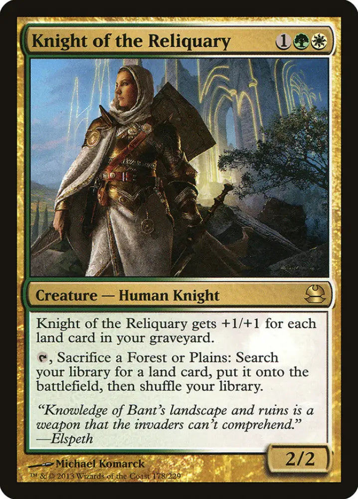 Knight of the Reliquary [Modern Masters] - MTG Single