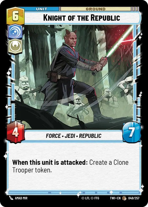 Knight of the Republic (049/257) [Twilight of the Republic] - Star Wars: Unlimited Single