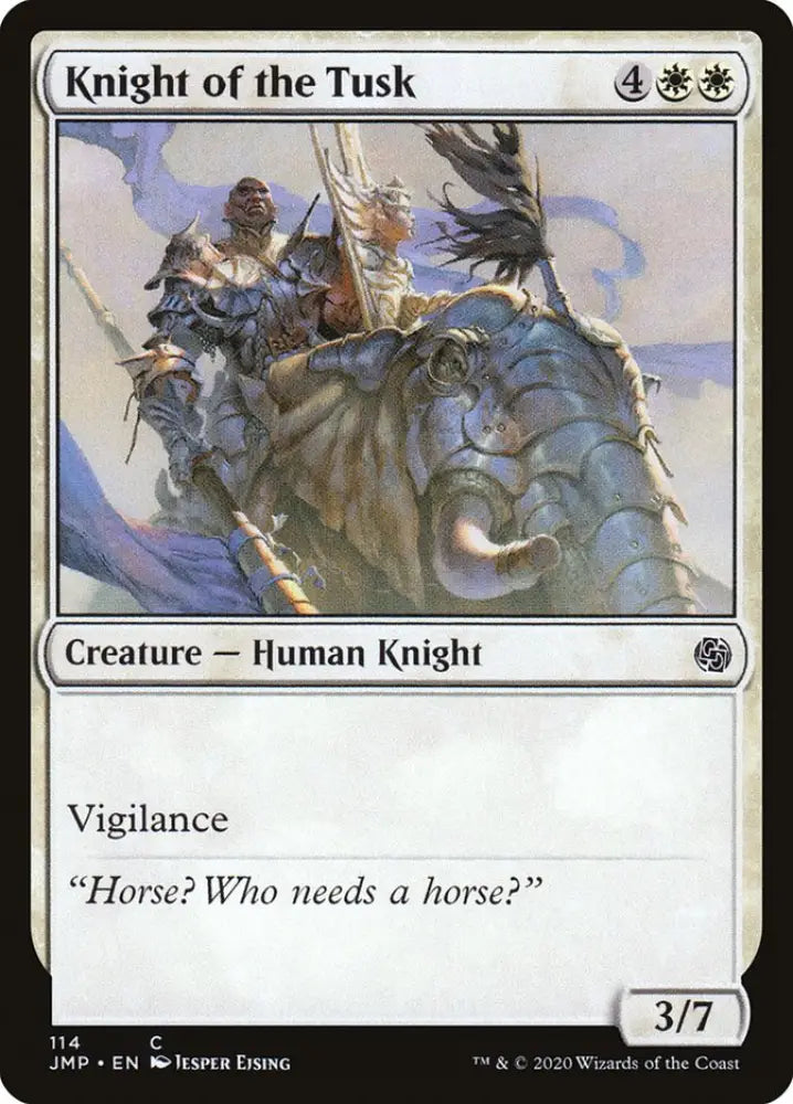 Knight of the Tusk [Jumpstart] - MTG Single