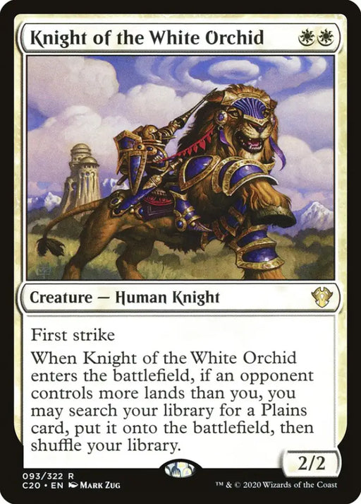 Knight of the White Orchid [Commander 2020] - MTG Single