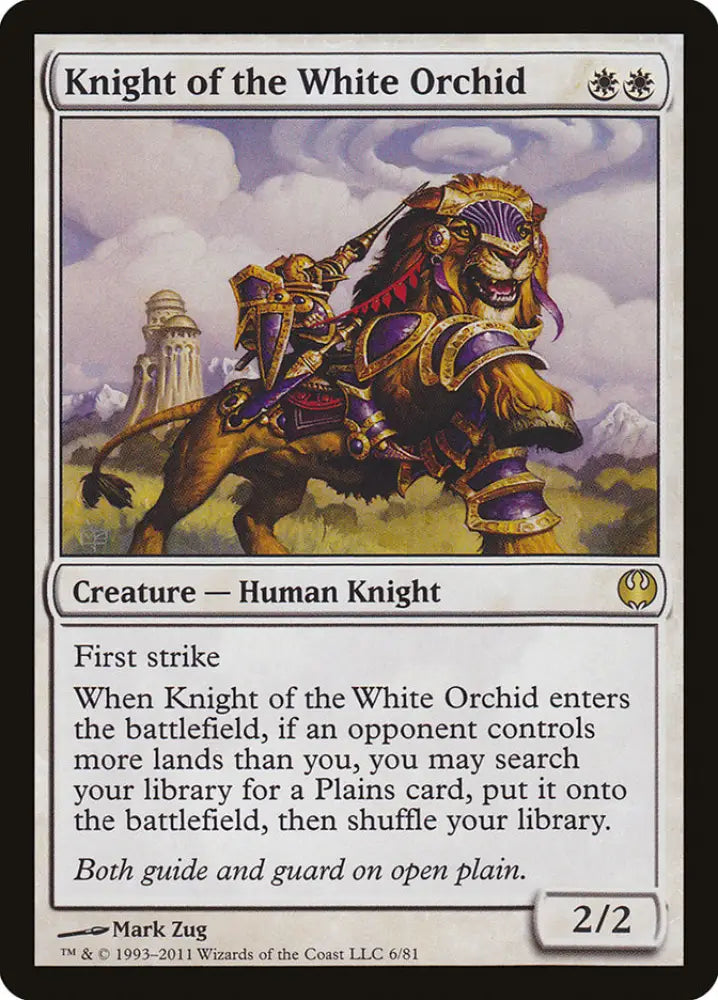 Knight of the White Orchid [Duel Decks: Knights vs. Dragons] - MTG Single