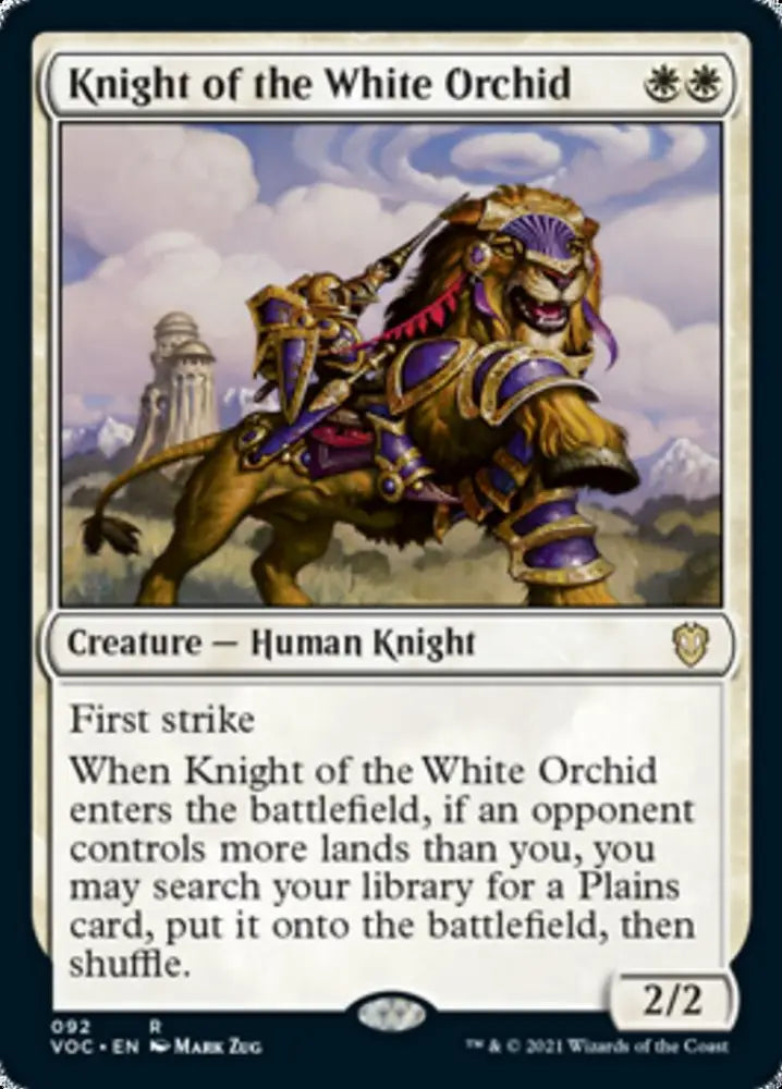 Knight of the White Orchid [Innistrad: Crimson Vow Commander] - MTG Single