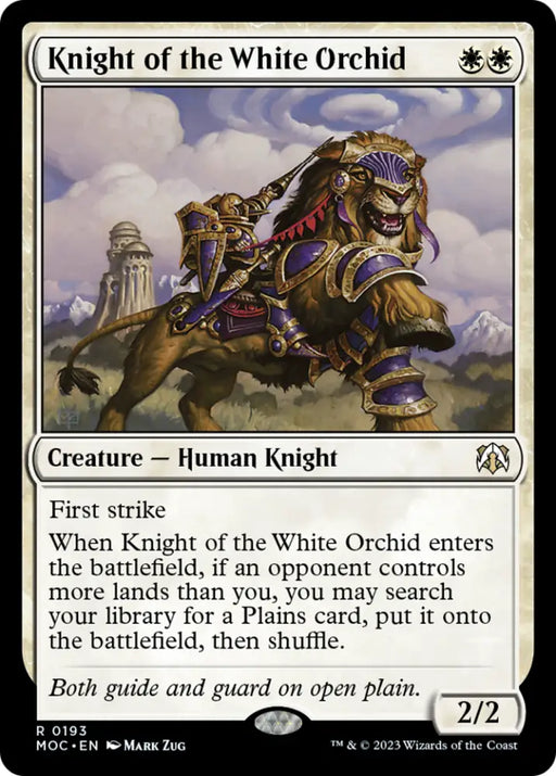 Knight of the White Orchid [March of the Machine Commander] - MTG Single