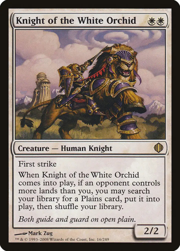 Knight of the White Orchid [Shards of Alara] - MTG Single