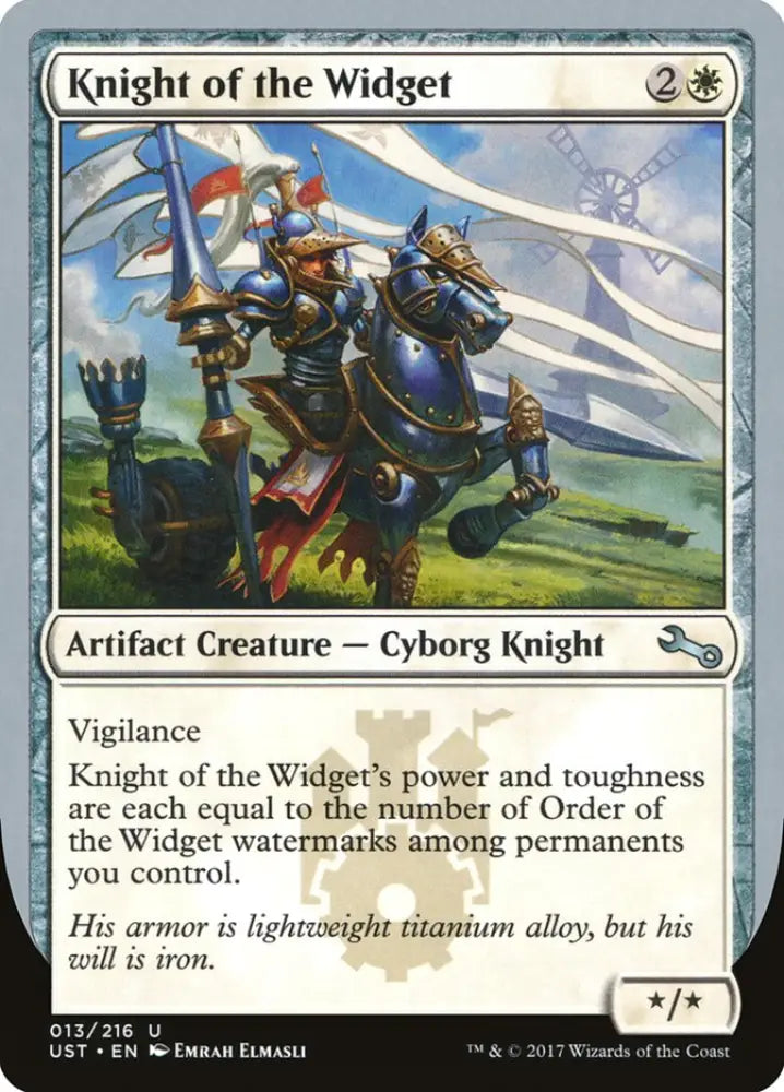 Knight of the Widget [Unstable] - MTG Single